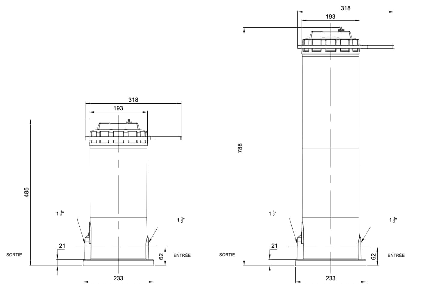 dimensions brominateurs techni brome